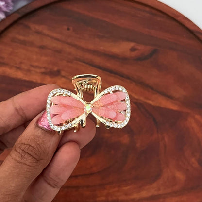 Butterfly Bow Luxe Clip - Medium 5cm