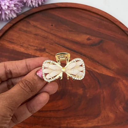 Butterfly Bow Luxe Clip - Medium 5cm