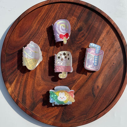 Candy Pop Claw Clips Set - 5cm Medium