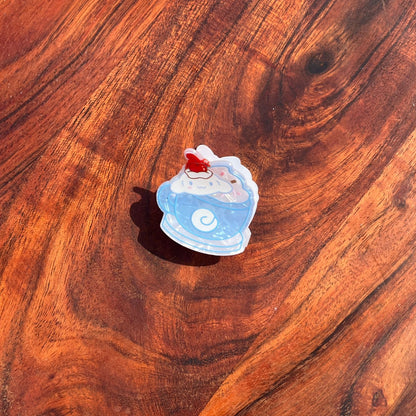 Glitter Kawaii Treats Claw Clips - 5cm Medium