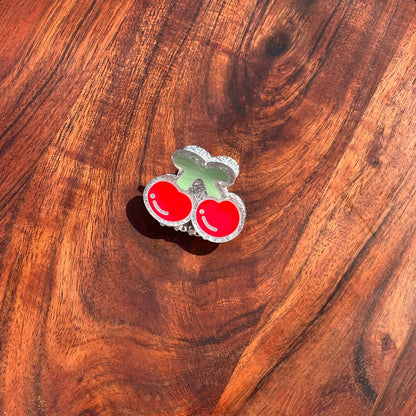Glitter Fruit Pop Claw Clips - 5cm Medium