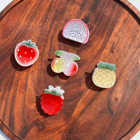 Fruity Charm Claw Clips - 5cm Medium