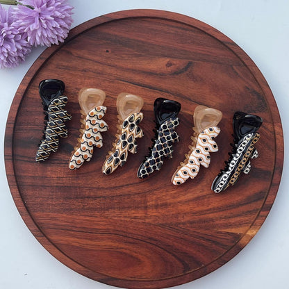Leaf Curve Banana Clip - Medium 8cm