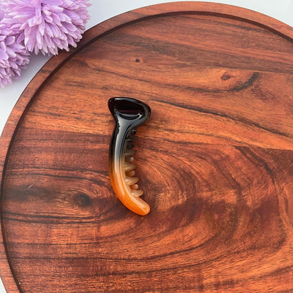 Sunset Ombre Crescent Banana Clip - Medium 8cm