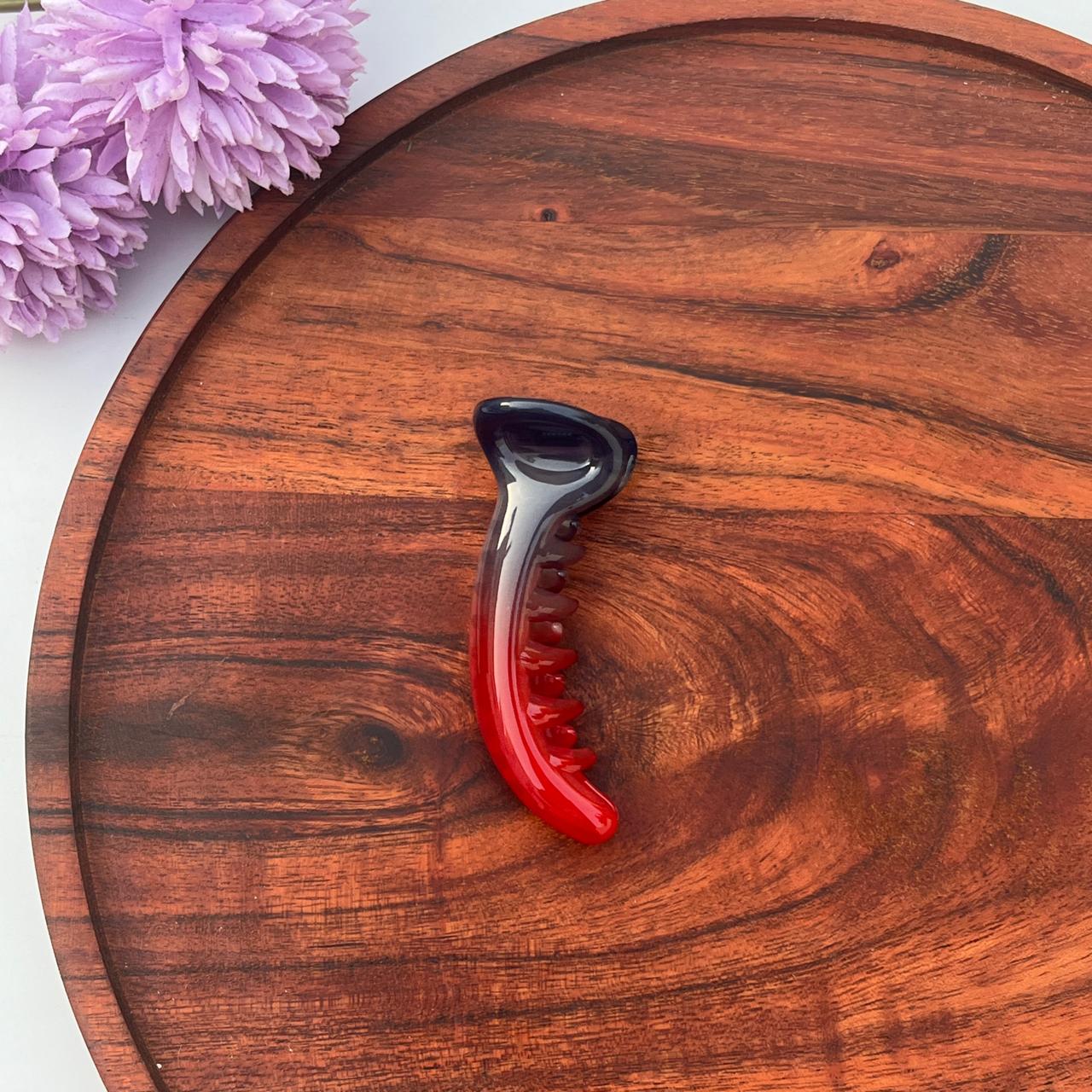 Sunset Ombre Crescent Banana Clip - Medium 8cm