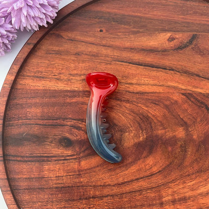 Sunset Ombre Crescent Banana Clip - Medium 8cm