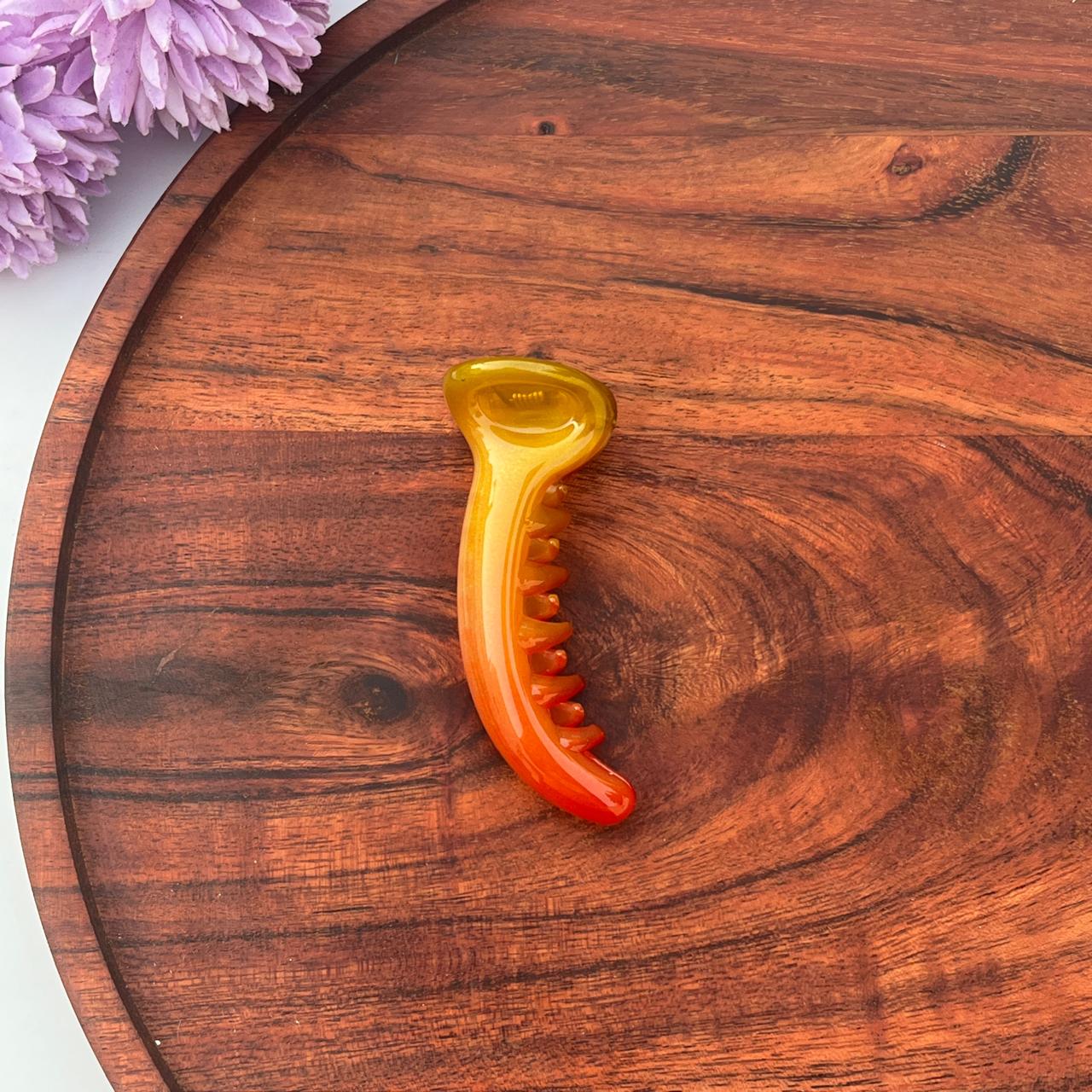 Sunset Ombre Crescent Banana Clip - Medium 8cm