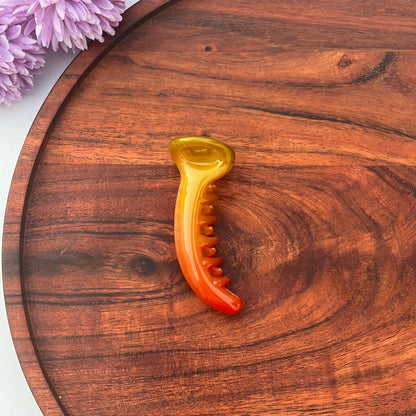 Sunset Ombre Crescent Banana Clip - Medium 8cm