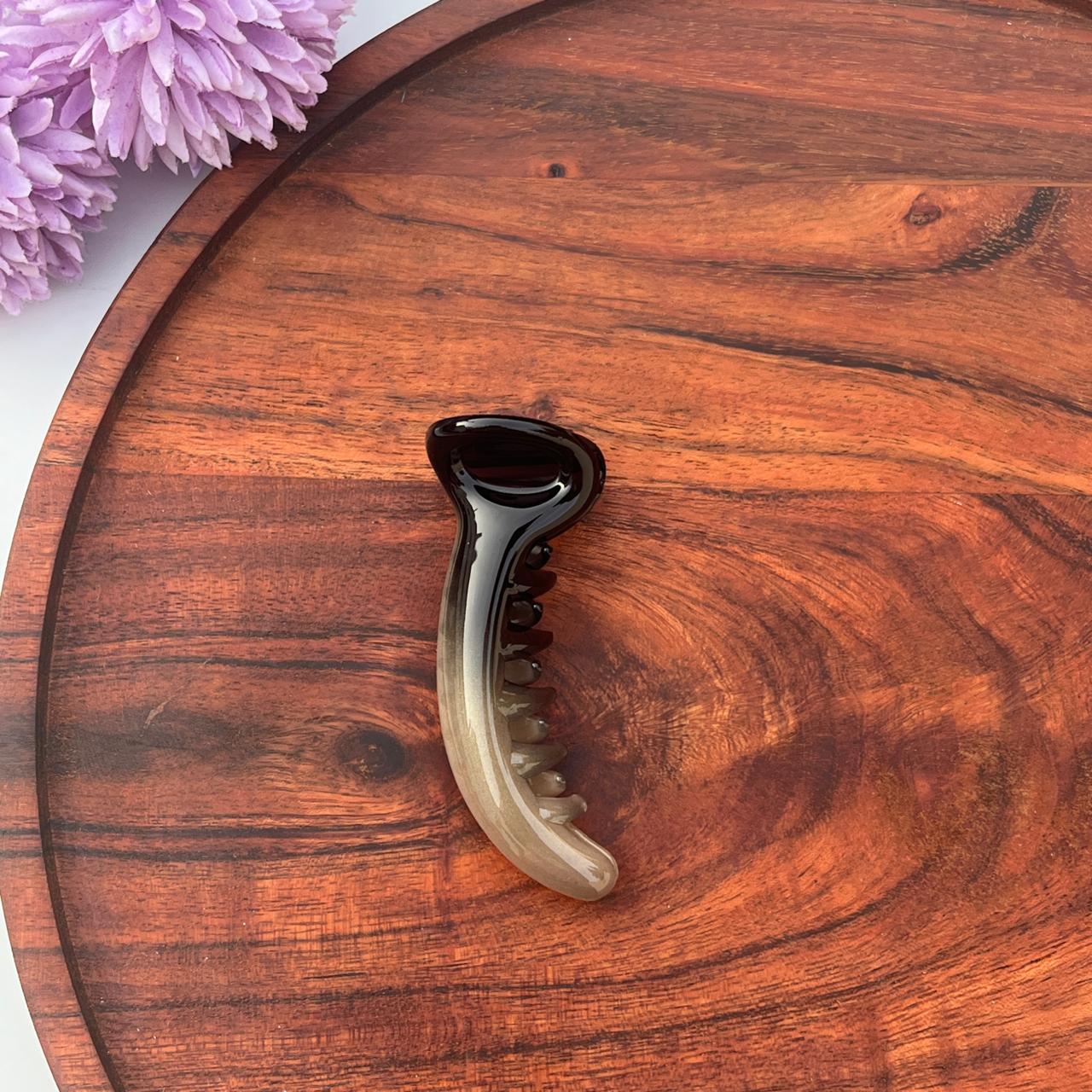 Sunset Ombre Crescent Banana Clip - Medium 8cm