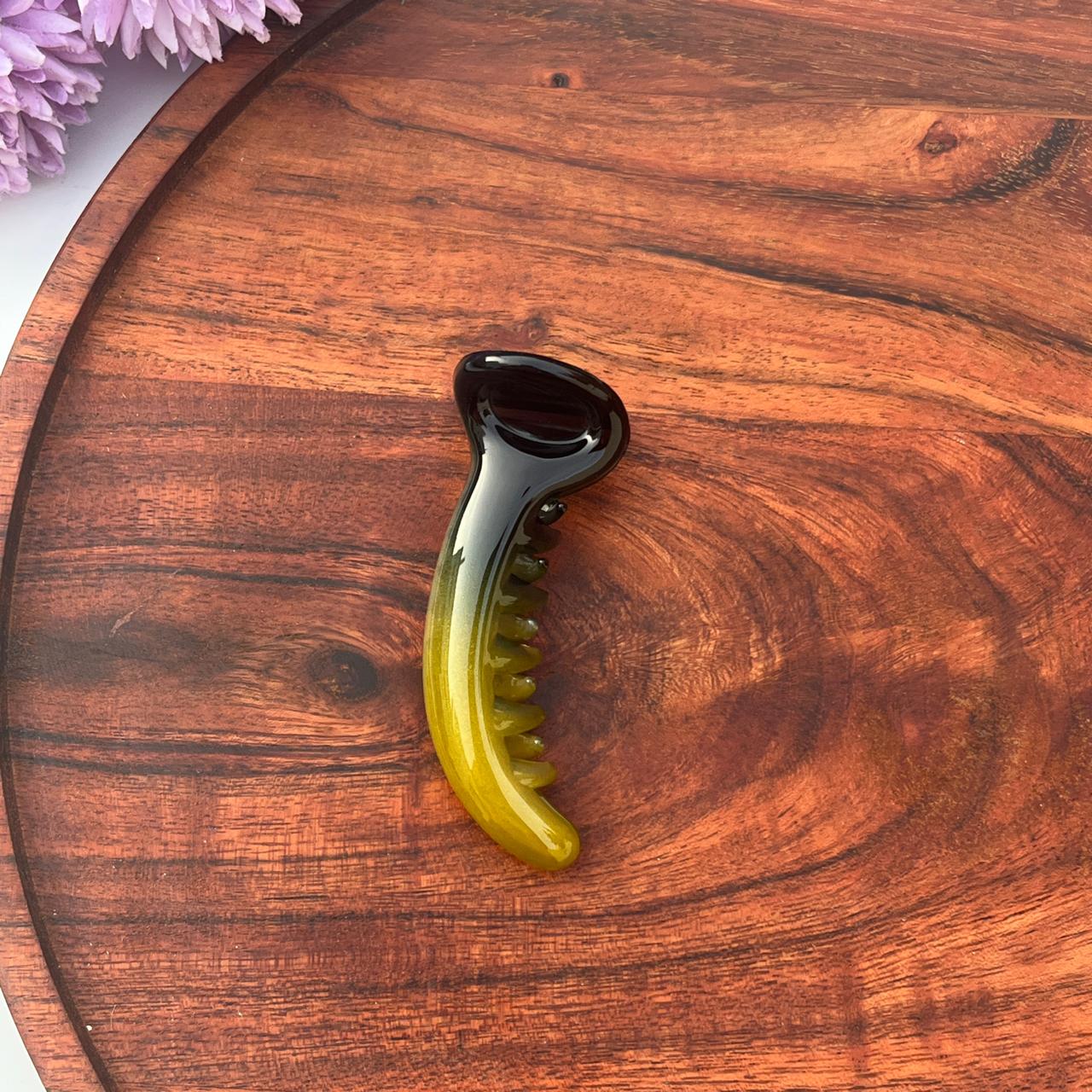 Sunset Ombre Crescent Banana Clip - Medium 8cm