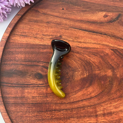 Sunset Ombre Crescent Banana Clip - Medium 8cm
