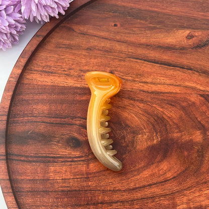 Sunset Ombre Crescent Banana Clip - Medium 8cm