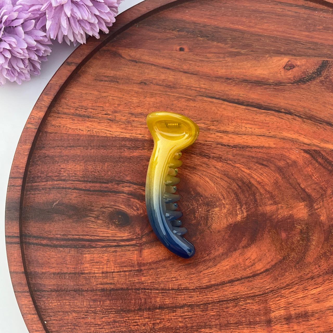 Sunset Ombre Crescent Banana Clip - Medium 8cm