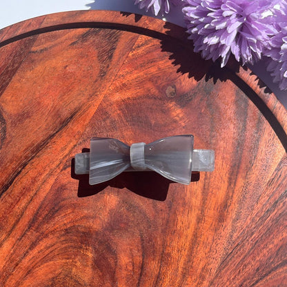 Geometric Bow Shape Barrette clip - Medium 8.5cm