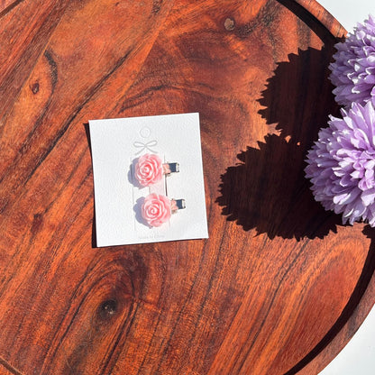Sweet Blossom Mini Hair Clips – Set of 2