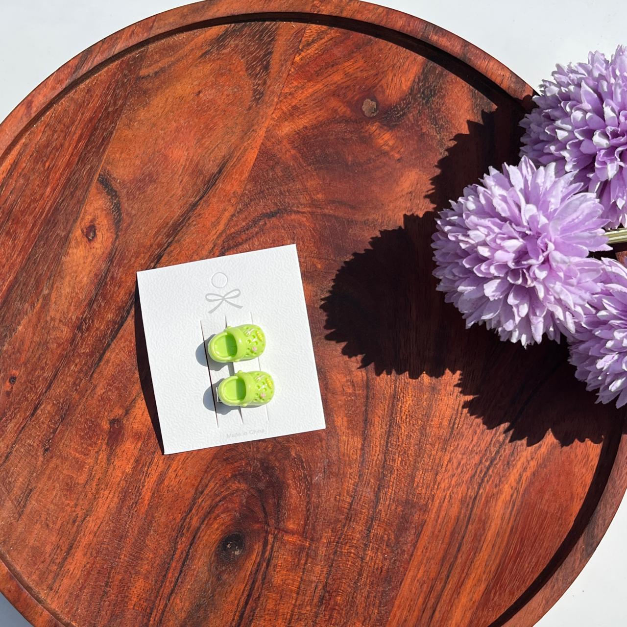 Mini Clog Hair Clips – Set of 2