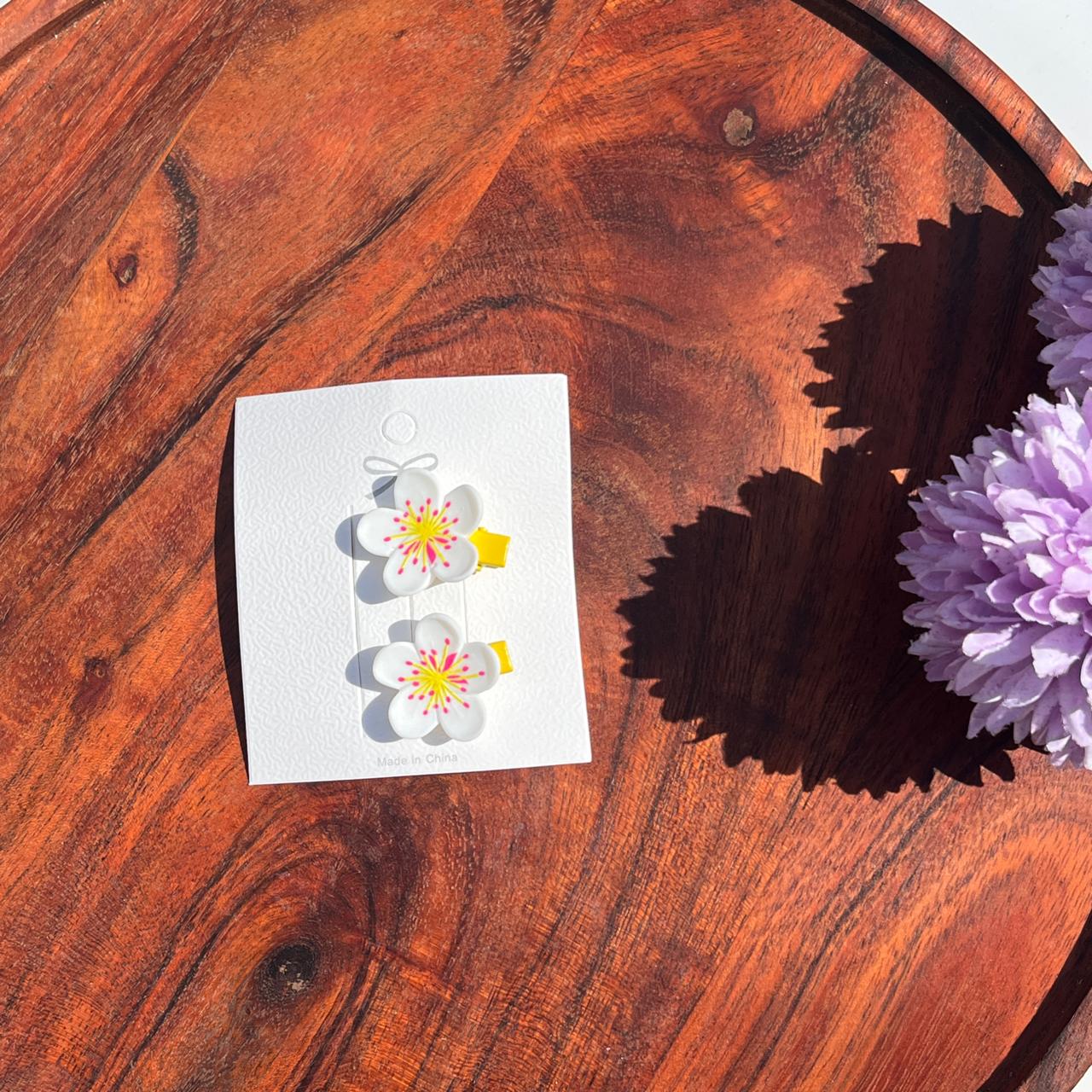 Sweet Blossom Mini Hair Clips – Set of 2