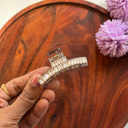 Crystal Arc Luxe Claw Clip - 6cm Medium