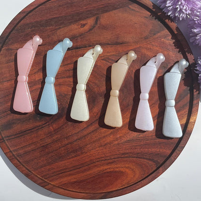 Pastel Matte Bow Banana Clip Collection- Medium 10cm