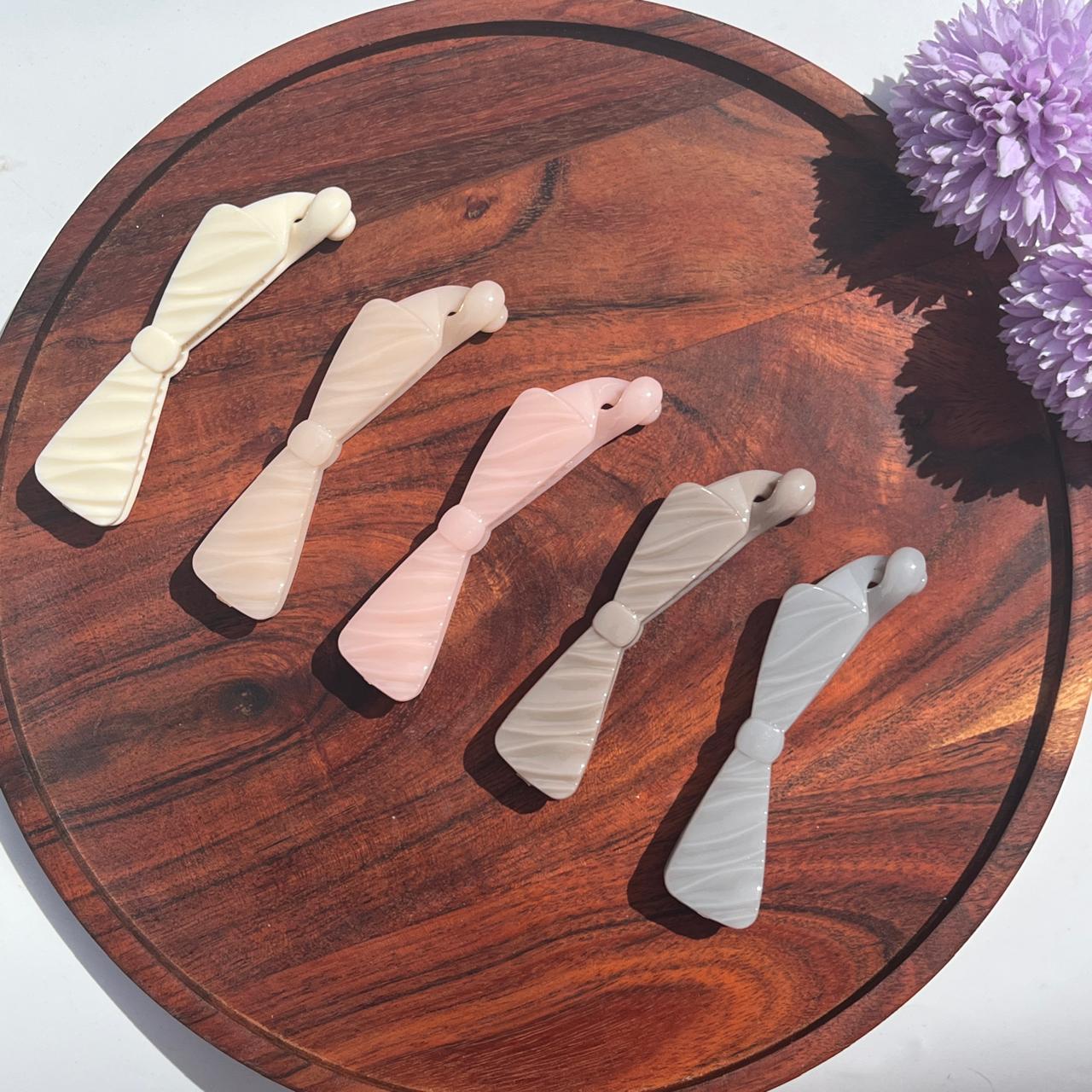 Pastel Bow Banana Clip Collection - Medium 10cm
