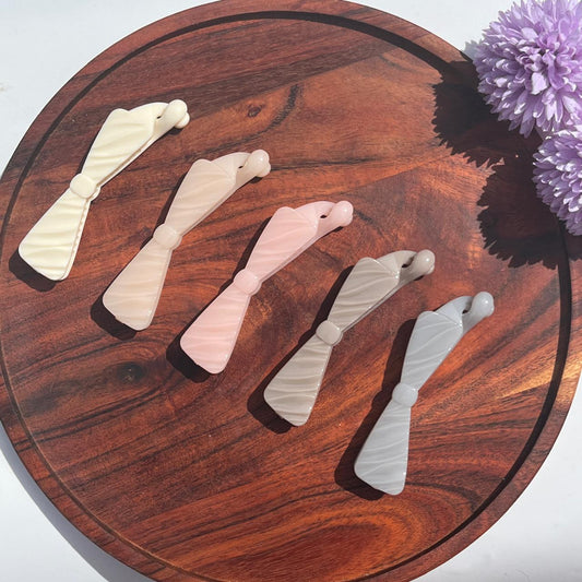 Pastel Bow Banana Clip Collection - Medium 10cm