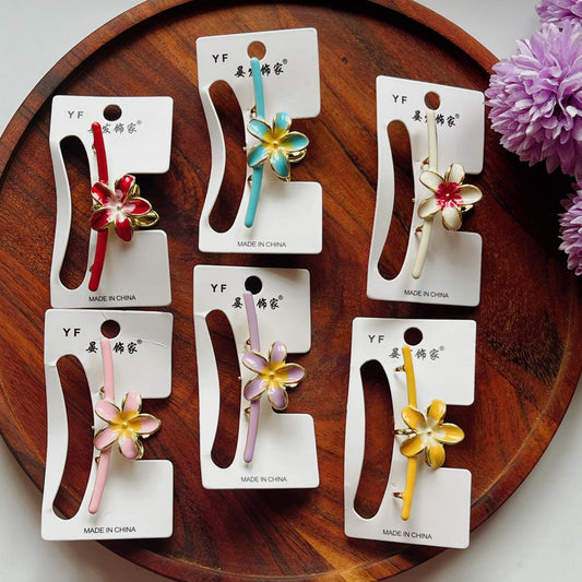 Petal Pop Hair Claw- 8cm Medium