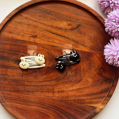 Bunny Buddy Snap Hair Clips  - Set of 2
