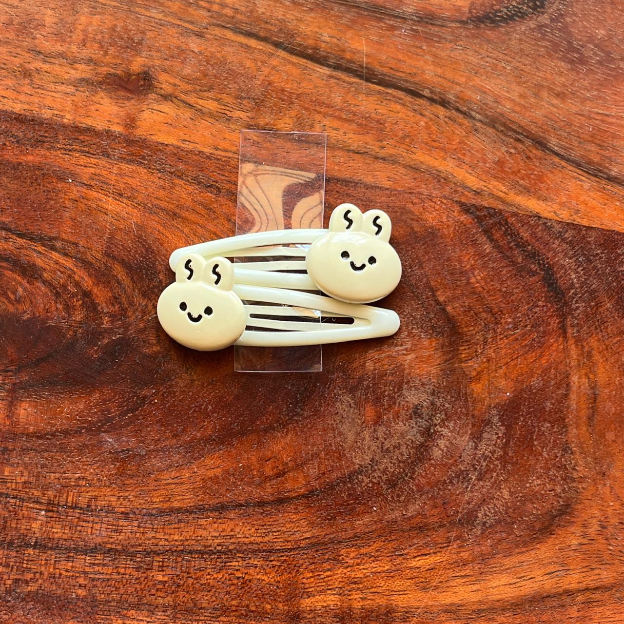Bunny Buddy Snap Hair Clips  - Set of 2