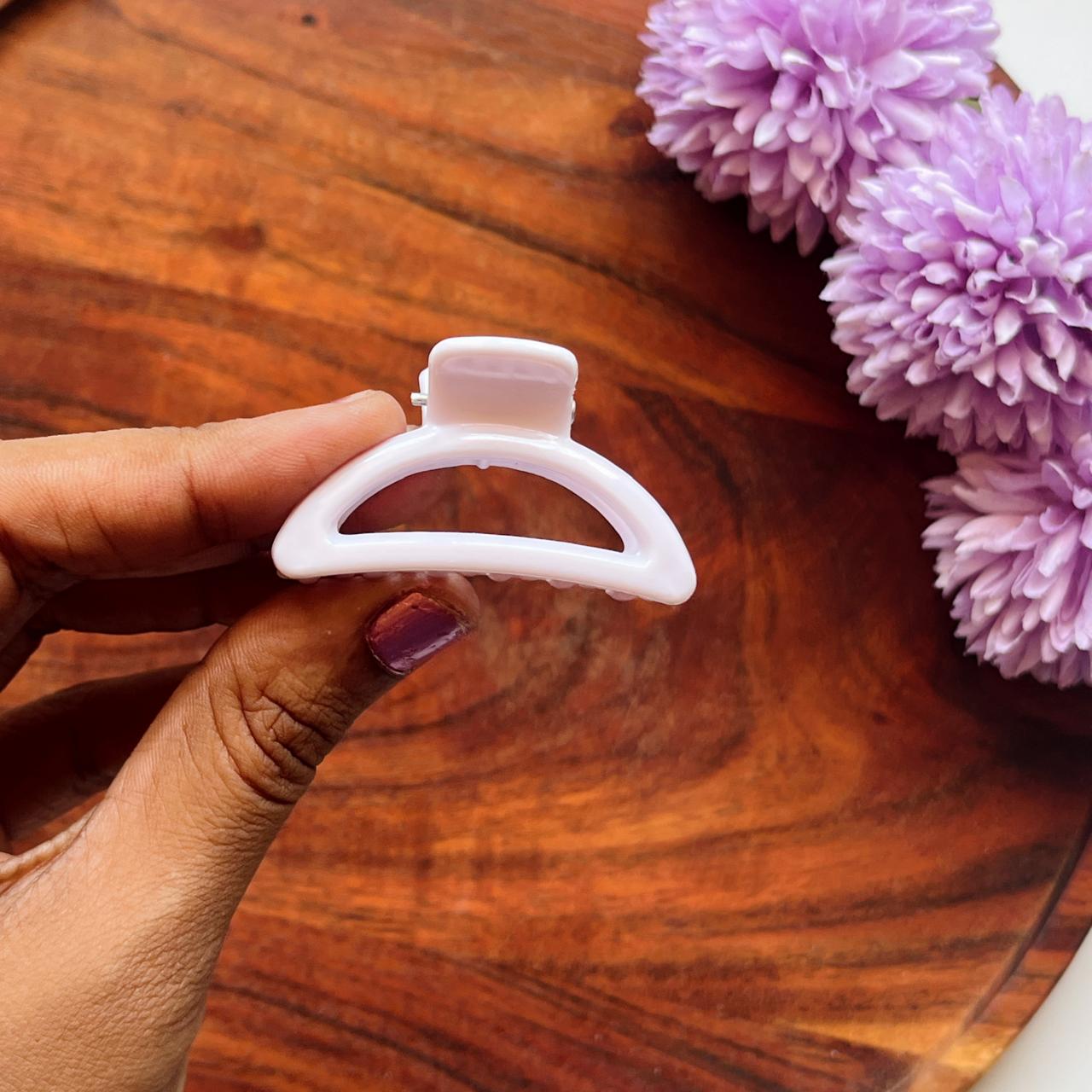 Pastel Arc Mini Claw Clip- 5cm Small to Medium