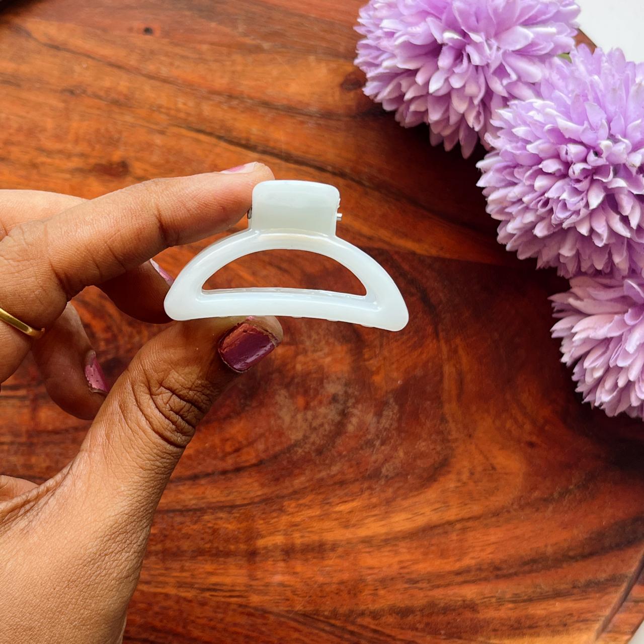 Pastel Arc Mini Claw Clip- 5cm Small to Medium