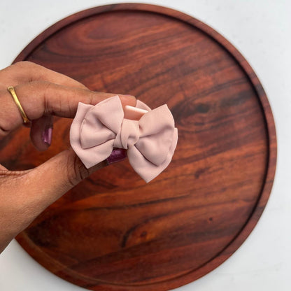 Elegant Bow Hair Claw Clip - small 5cm