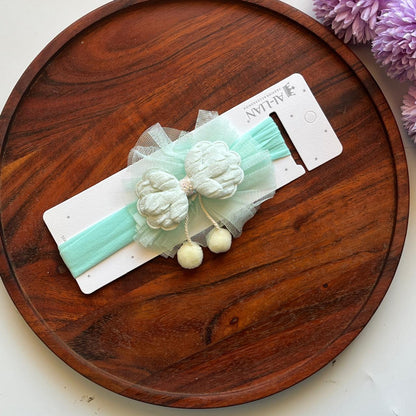 Butterfly Tulle Baby Headband – Soft Stretch Nylon Hair Band