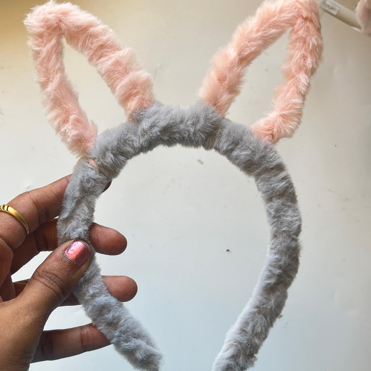 CloudSoft Faux Fur Padded Headband – Pastel Collection