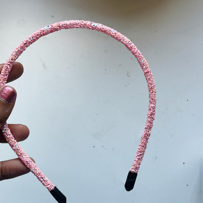 Sparkle Crystal Glitter Slim Headband – Candy Pop Collection