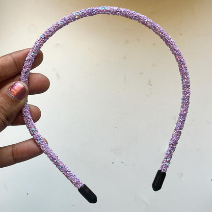 Sparkle Crystal Glitter Slim Headband – Candy Pop Collection