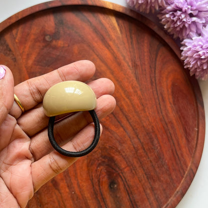Minimalist Resin Hair Tie-  Pack of 1