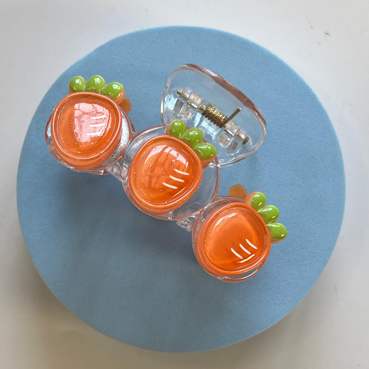 Cute Fruit Charm Hair Claw Clips- Medium 6.5cm