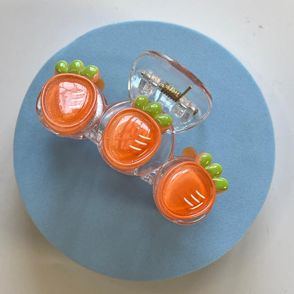 Cute Fruit Charm Hair Claw Clips- Medium 6.5cm