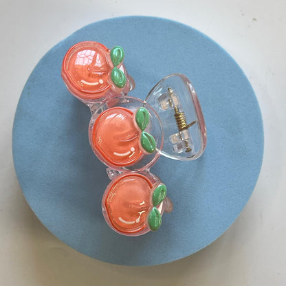 Cute Fruit Charm Hair Claw Clips- Medium 6.5cm