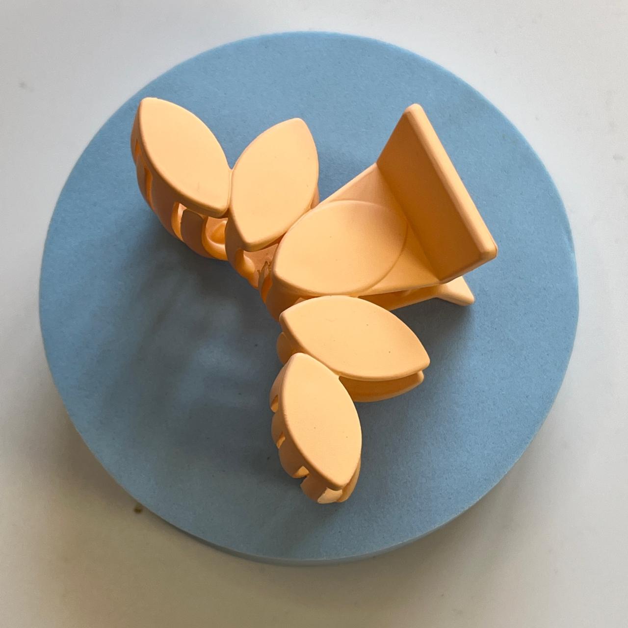 Pastel Butterfly Flower Hair Claw Clip- Medium 8cm