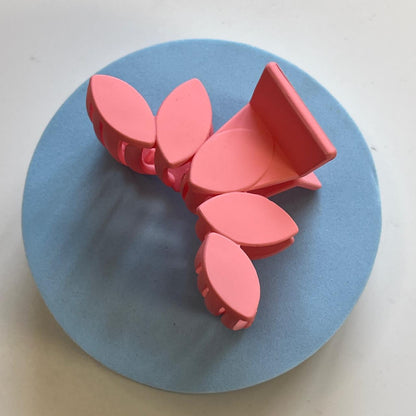 Pastel Butterfly Flower Hair Claw Clip- Medium 8cm