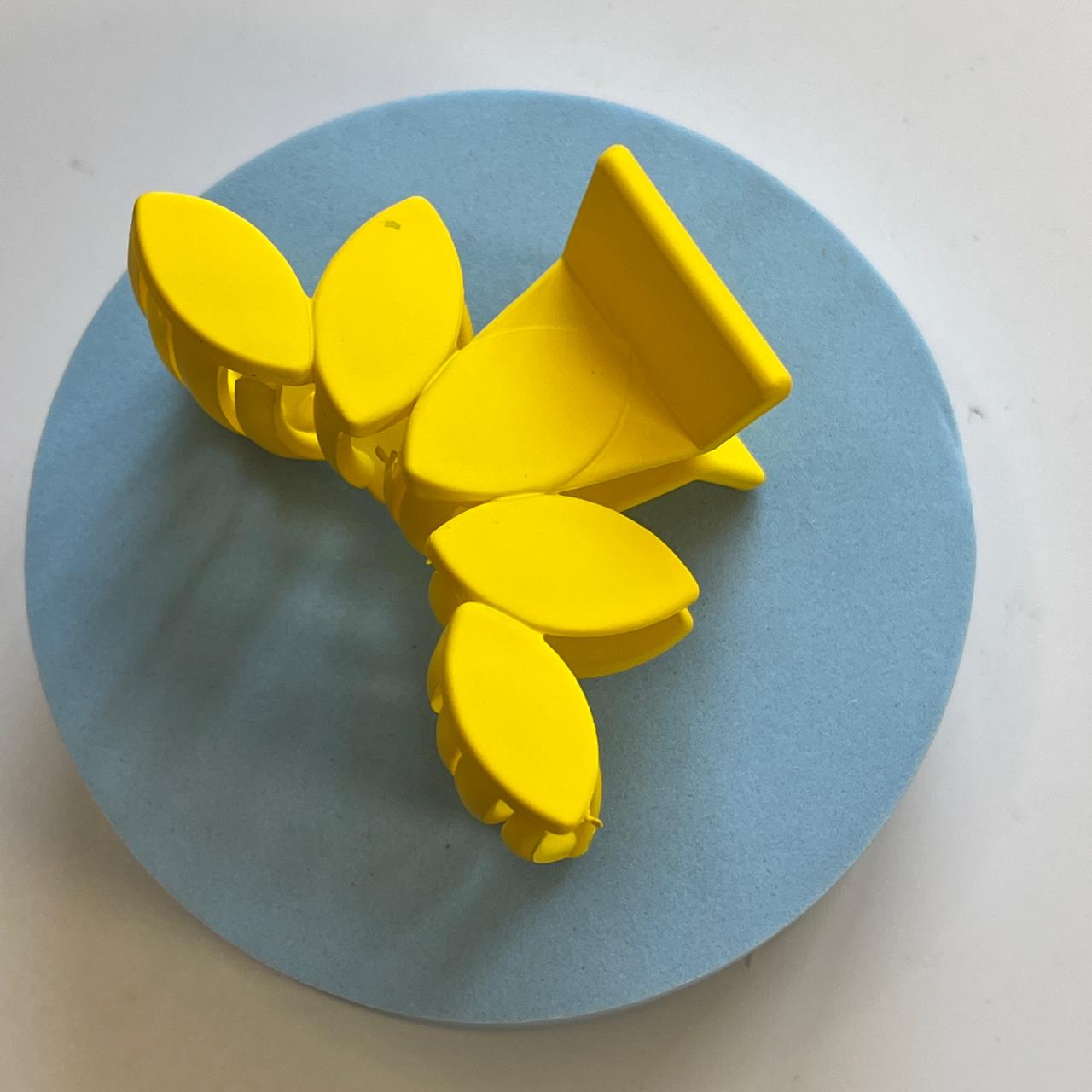 Pastel Butterfly Flower Hair Claw Clip- Medium 8cm