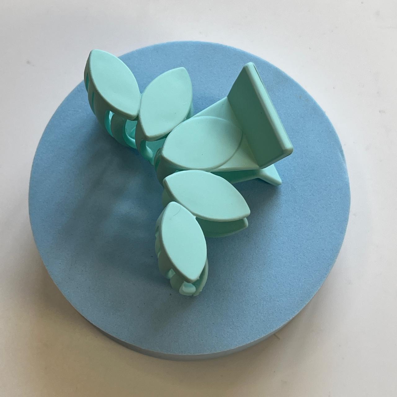 Pastel Butterfly Flower Hair Claw Clip- Medium 8cm