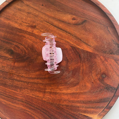 Translucent Waterfall Claw Clip - Medium 7cm