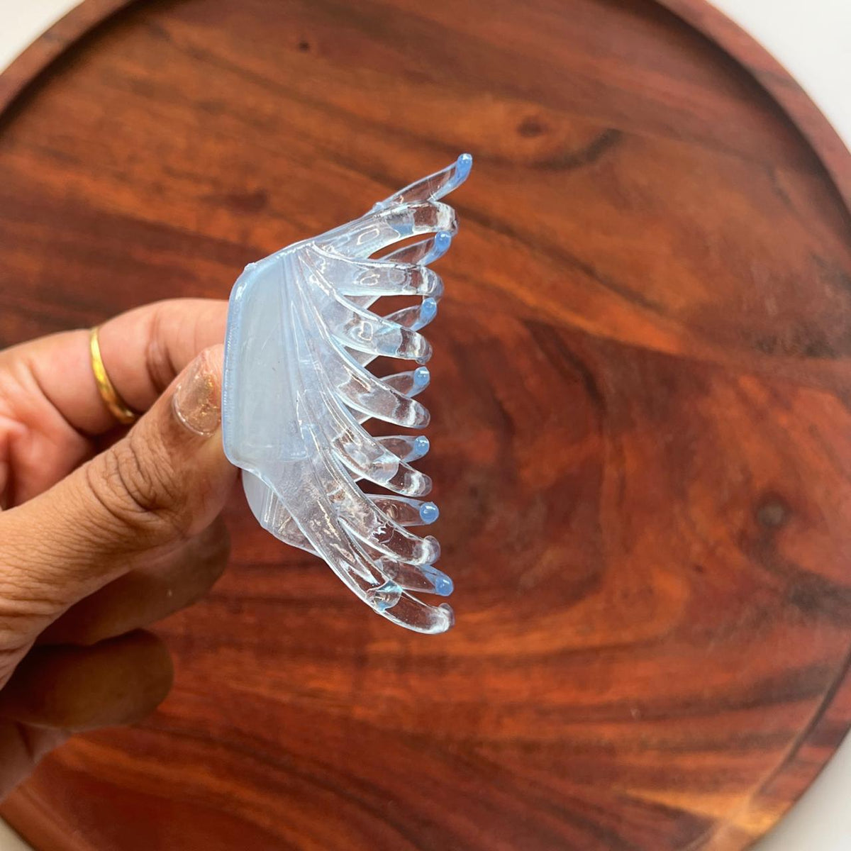 Translucent Waterfall Claw Clip - Medium 7cm