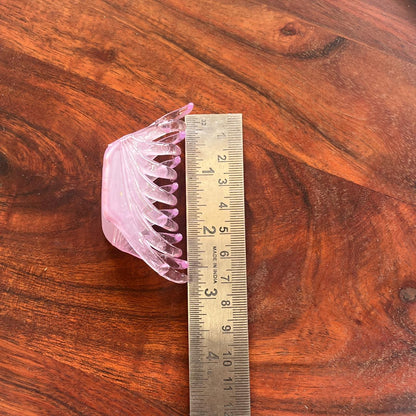 Translucent Waterfall Claw Clip - Medium 7cm