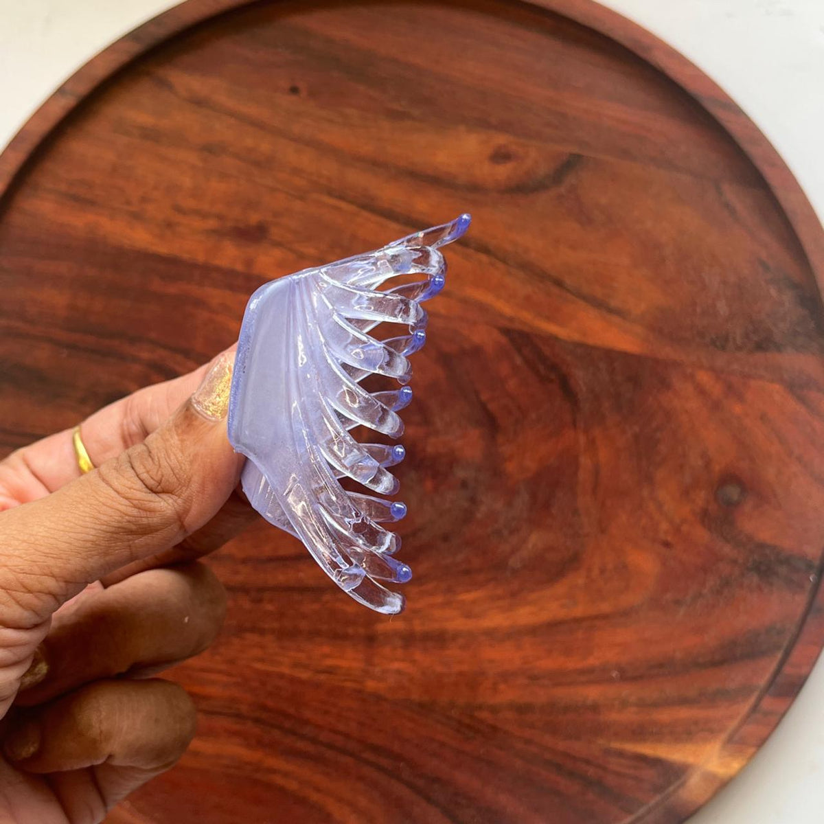 Translucent Waterfall Claw Clip - Medium 7cm