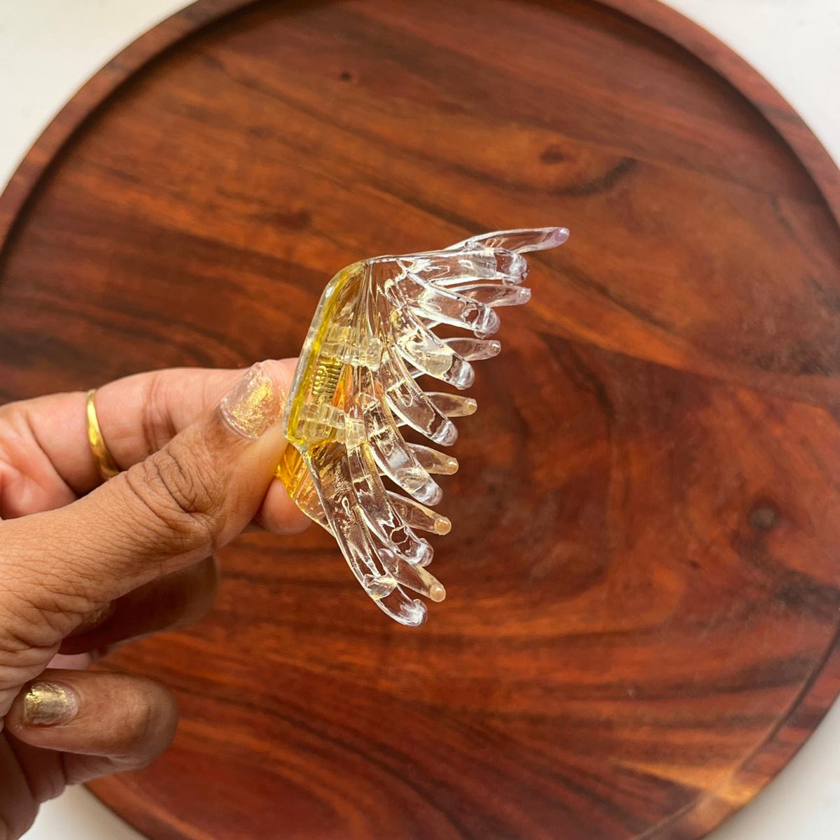Double-Shade Waterfall Claw Clip - Medium 7cm