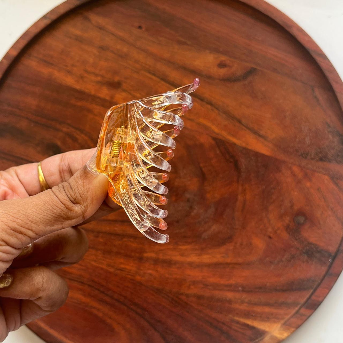 Double-Shade Waterfall Claw Clip - Medium 7cm