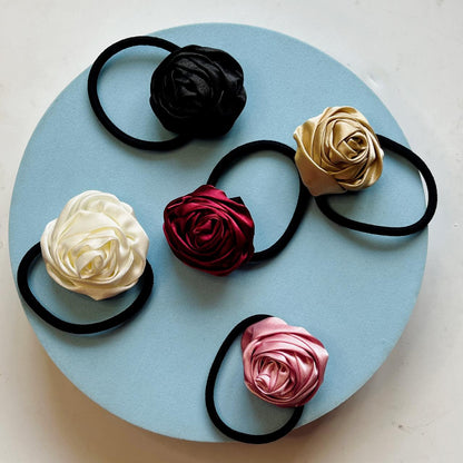 Rosette Bloom Hair Tie Collection - Pack of 1